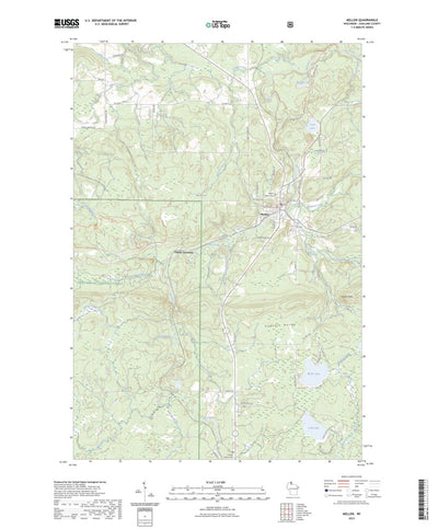United States Geological Survey Mellen, WI (2023, 24000-Scale) digital map
