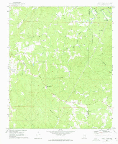 United States Geological Survey Mellow Valley, AL (1969, 24000-Scale) digital map