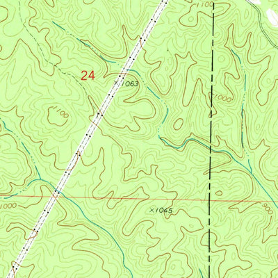 United States Geological Survey Mellow Valley, AL (1969, 24000-Scale) digital map