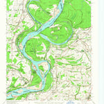 United States Geological Survey Mellwood, AR-MS (1961, 62500-Scale) digital map