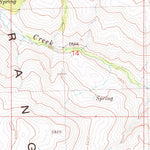 United States Geological Survey Melody Mountain, NV (1980, 24000-Scale) digital map
