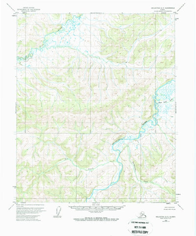 United States Geological Survey Melozitna A-5, AK (1954, 63360-Scale) digital map
