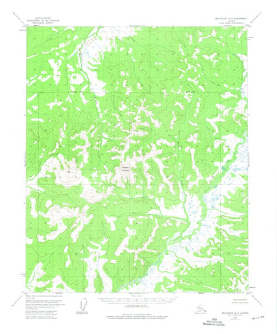 United States Geological Survey Melozitna B-5, AK (1954, 63360-Scale) digital map