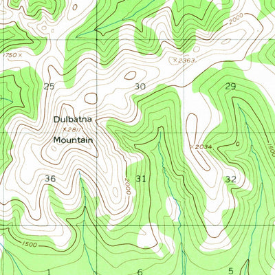 United States Geological Survey Melozitna B-5, AK (1954, 63360-Scale) digital map