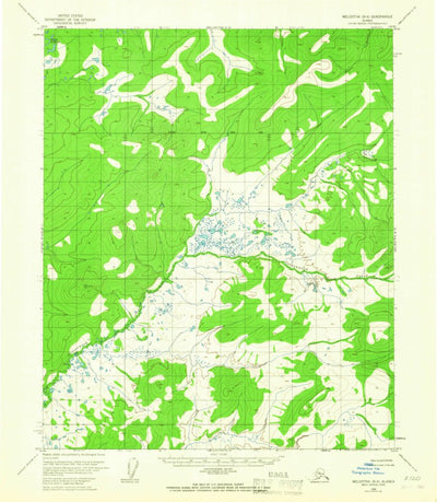 United States Geological Survey Melozitna B-6, AK (1954, 63360-Scale) digital map