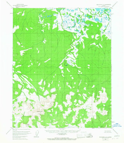 United States Geological Survey Melozitna C-4, AK (1954, 63360-Scale) digital map