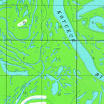 United States Geological Survey Melozitna D-5, AK (1954, 63360-Scale) digital map