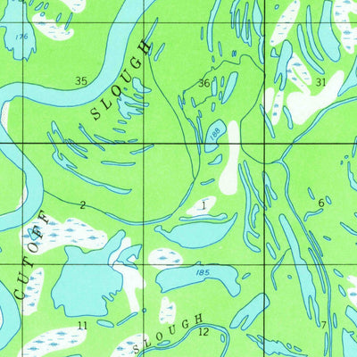 United States Geological Survey Melozitna D-6, AK (1954, 63360-Scale) digital map