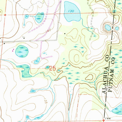 United States Geological Survey Melrose, FL (1966, 24000-Scale) digital map