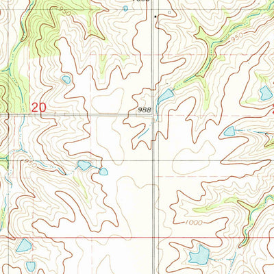 United States Geological Survey Melrose, IA (1982, 24000-Scale) digital map