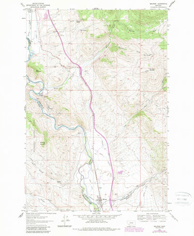 United States Geological Survey Melrose, MT (1961, 24000-Scale) digital map