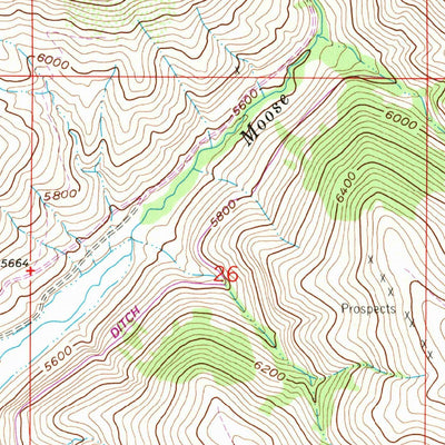 United States Geological Survey Melrose, MT (1961, 24000-Scale) digital map