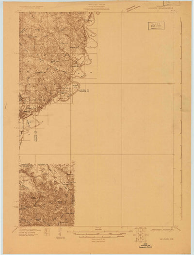 United States Geological Survey Melrose, WI (1928, 48000-Scale) digital map