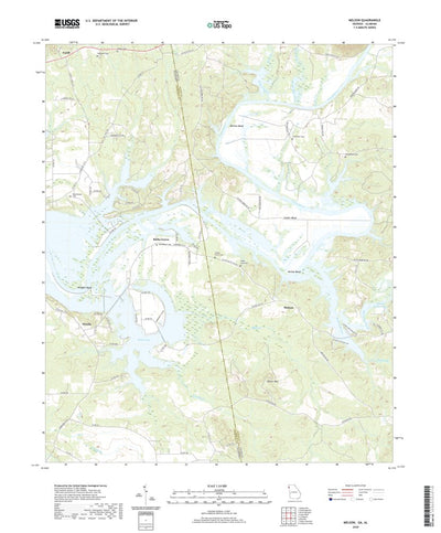 United States Geological Survey Melson, GA (2020, 24000-Scale) digital map