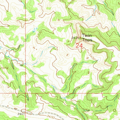 United States Geological Survey Melstone, MT (1963, 24000-Scale) digital map