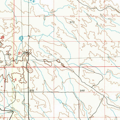 United States Geological Survey Melstone, MT (1979, 100000-Scale) digital map