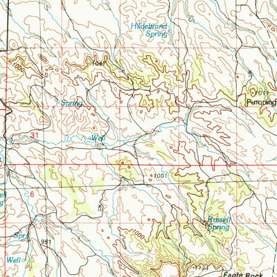 United States Geological Survey Melstone, MT (1979, 100000-Scale) digital map