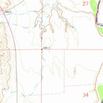 United States Geological Survey Melstone NE, MT (1962, 24000-Scale) digital map