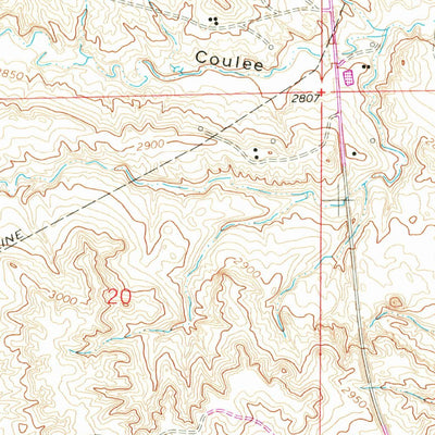 United States Geological Survey Melstone NE, MT (1962, 24000-Scale) digital map