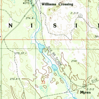 United States Geological Survey Melstrand, MI (1983, 25000-Scale) digital map