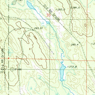 United States Geological Survey Melstrand, MI (1983, 25000-Scale) digital map
