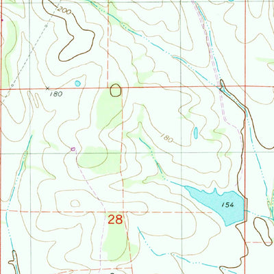 United States Geological Survey Melton, AL (1980, 24000-Scale) digital map