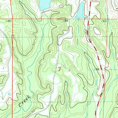United States Geological Survey Melton, AL (1980, 24000-Scale) digital map