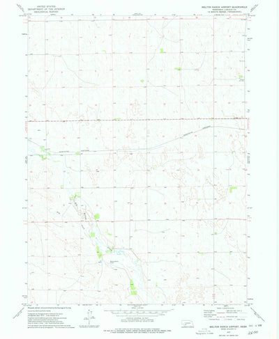 United States Geological Survey Melton Ranch Airport, NE (1973, 24000-Scale) digital map
