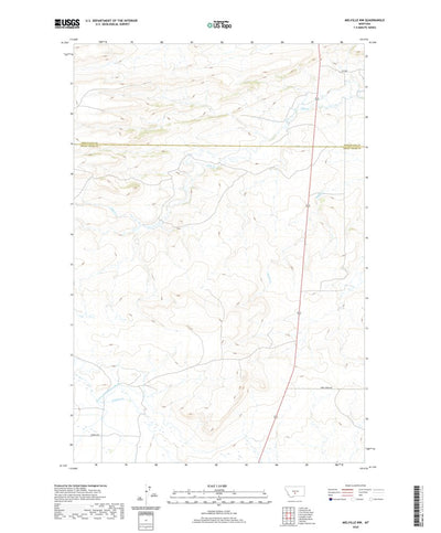 United States Geological Survey Melville NW, MT (2020, 24000-Scale) digital map