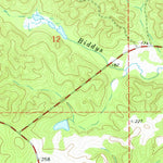 United States Geological Survey Melvin, AL-MS (1974, 24000-Scale) digital map