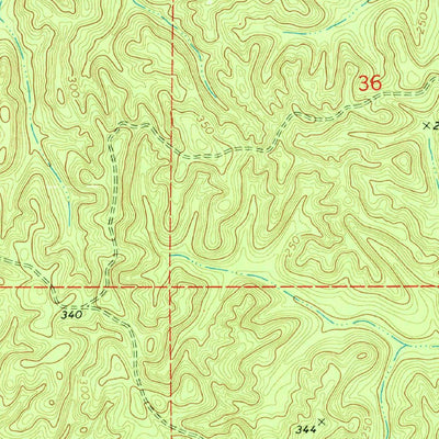 United States Geological Survey Melvin, AL-MS (1974, 24000-Scale) digital map