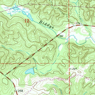 United States Geological Survey Melvin, AL-MS (1978, 24000-Scale) digital map