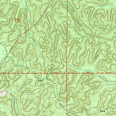 United States Geological Survey Melvin, AL-MS (1978, 24000-Scale) digital map