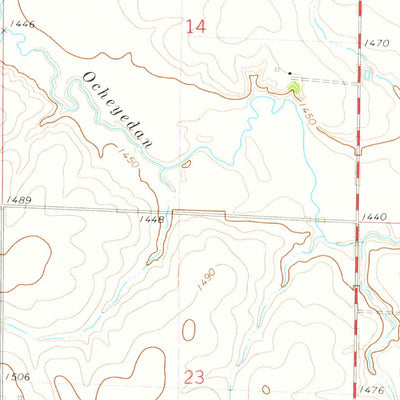 United States Geological Survey Melvin, IA (1972, 24000-Scale) digital map