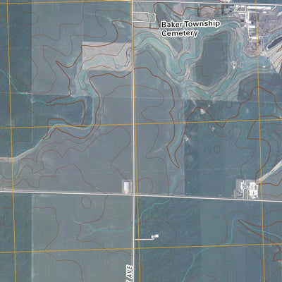 United States Geological Survey Melvin, IA (2010, 24000-Scale) digital map