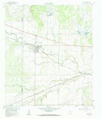 United States Geological Survey Melvin, TX (1960, 24000-Scale) digital map