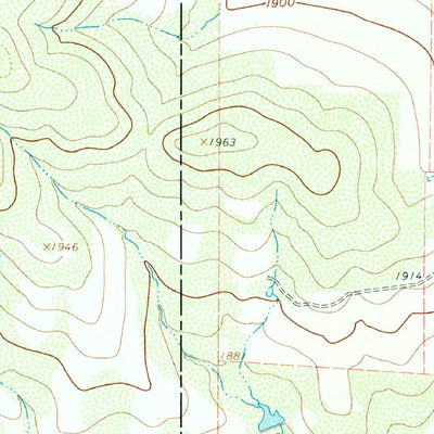 United States Geological Survey Melvin, TX (1960, 24000-Scale) digital map