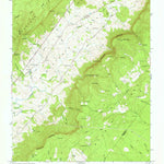 United States Geological Survey Melvine, TN (1956, 24000-Scale) digital map