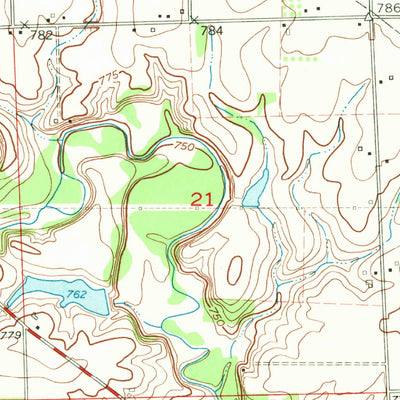 United States Geological Survey Memphis, MI (1968, 24000-Scale) digital map