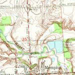 United States Geological Survey Memphis, MI (1968, 24000-Scale) digital map