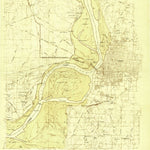 United States Geological Survey Memphis, TN-AR (1925, 48000-Scale) digital map