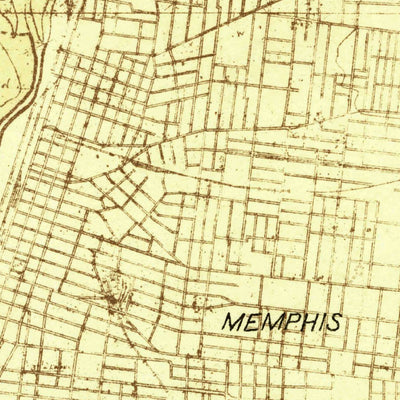 United States Geological Survey Memphis, TN-AR (1925, 48000-Scale) digital map
