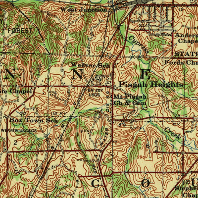 United States Geological Survey Memphis, TN-AR (1939, 62500-Scale) digital map