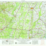 United States Geological Survey Memphis, TN-AR-MO (1953, 250000-Scale) digital map