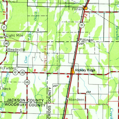 United States Geological Survey Memphis, TN-AR-MO (1953, 250000-Scale) digital map