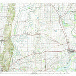 United States Geological Survey Memphis West, TN-AR (1986, 100000-Scale) digital map