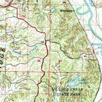 United States Geological Survey Memphis West, TN-AR (1986, 100000-Scale) digital map