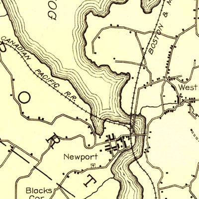 United States Geological Survey Memphremagog, VT (1919, 62500-Scale) digital map