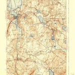 United States Geological Survey Memphremagog, VT (1925, 62500-Scale) digital map