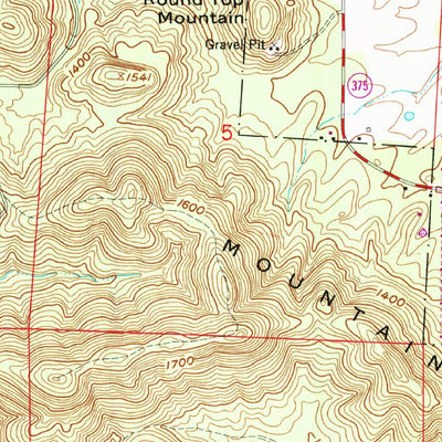 United States Geological Survey Mena, AR (1958, 24000-Scale) digital map